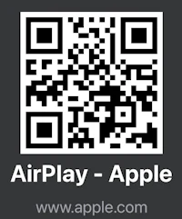 airplay - apple qr code