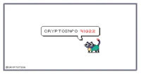 an image of a cat with a speech bubble that says crypto