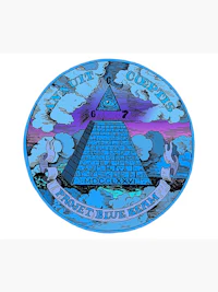 the pyramid of all seeing photographic print