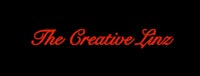 the creative linz logo on a black background