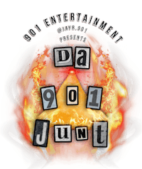 the logo for da 909 junt
