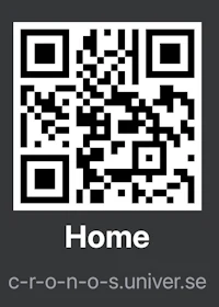 a qr code with the words home on it
