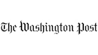 the washington post logo on a white background