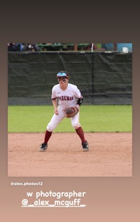 a baseball player on a field