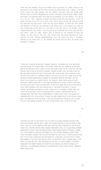 a black page with text on it