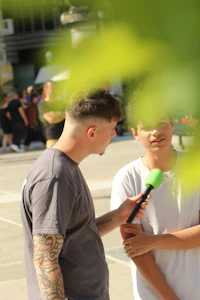 a man wearing a t-shirt