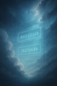 an image of a cloud with a number on it