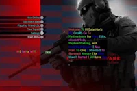 a screenshot of a game with a soldier holding a gun