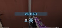 a screenshot of a gun with the word victory on it