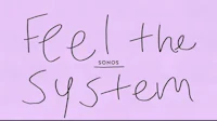 a purple background with the words feel the system written on it