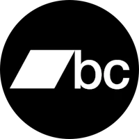 the ac logo on a black background