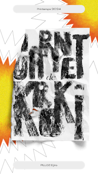 a black and white poster with the words'i don't want to be a krki'