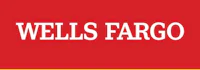 wells fargo logo on a red background