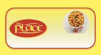 the place logo on a yellow background