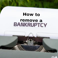 how to remove a bankruptcy