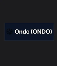the logo for ondo ondo on a black background