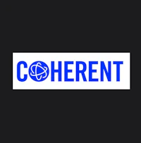 coherent logo on a black background