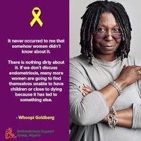 an image of a woman with dreadlocks and a yellow ribbon