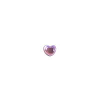 a purple heart shaped object on a black background
