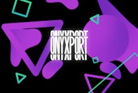 a purple and purple background with the word'uniport'on it