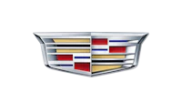 the cadillac emblem on a black background