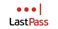 lastpass logo on a white background