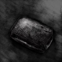 an image of a black bag on a black background