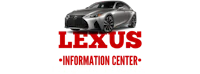the lexus information center logo on a black background