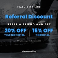 refer a friend and get 20% off your next service
