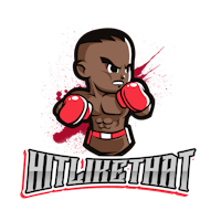 the logo for hit like that