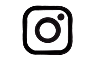 an instagram icon on a black background