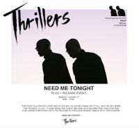 the cover of the thrillers'need me tonight