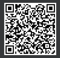 a qr code on a black background