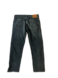 a pair of levi's jeans on a black background