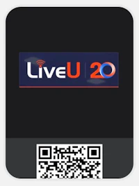 live u 20 qr code sticker