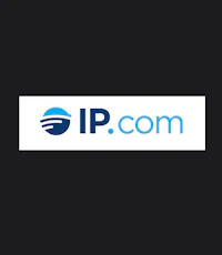 ip com logo on a black background
