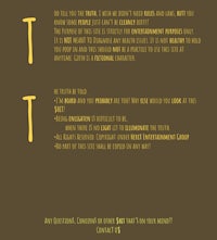 a poster with the words t - t - t - t - t - t -