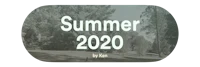 a white circle with the words summer 2020 on it