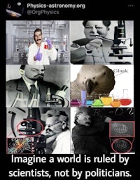 imagine a world is ruled by scientists, not by politicians