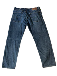 a pair of levi's jeans on a black background