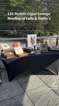 lsv mobile cigar lounge - rooftop of lulu & studies