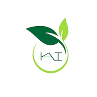 a logo with a leaf and the word ai