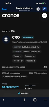 a screenshot of the crono app on a phone