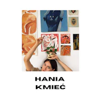 the cover of hana kmiece's art book