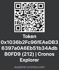 the qr code for token on a black background