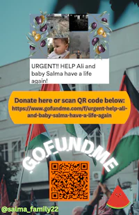 a flyer with a picture of a baby and a flag