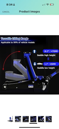 a picture of a car jack on a screen