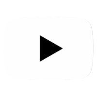 the youtube logo with a black background