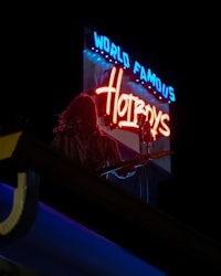 world famous horsy's neon sign