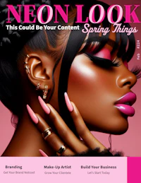 the cover of neon look magazine